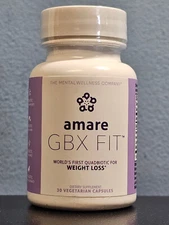 Amare Global GBX Fit 30 Capsules - New / Sealed! For Weight Loss! Exp 3/2026
