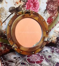 Antique Porthole Mirror Maritime Ship's Home Decor Wall Hanging Nautical Gift