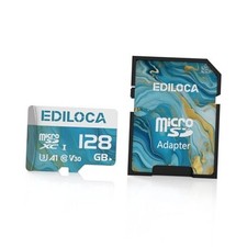 Micro SD Card, Memory Card with SD Adapter, Read Speed up to 100MB/s, UHS 128GB