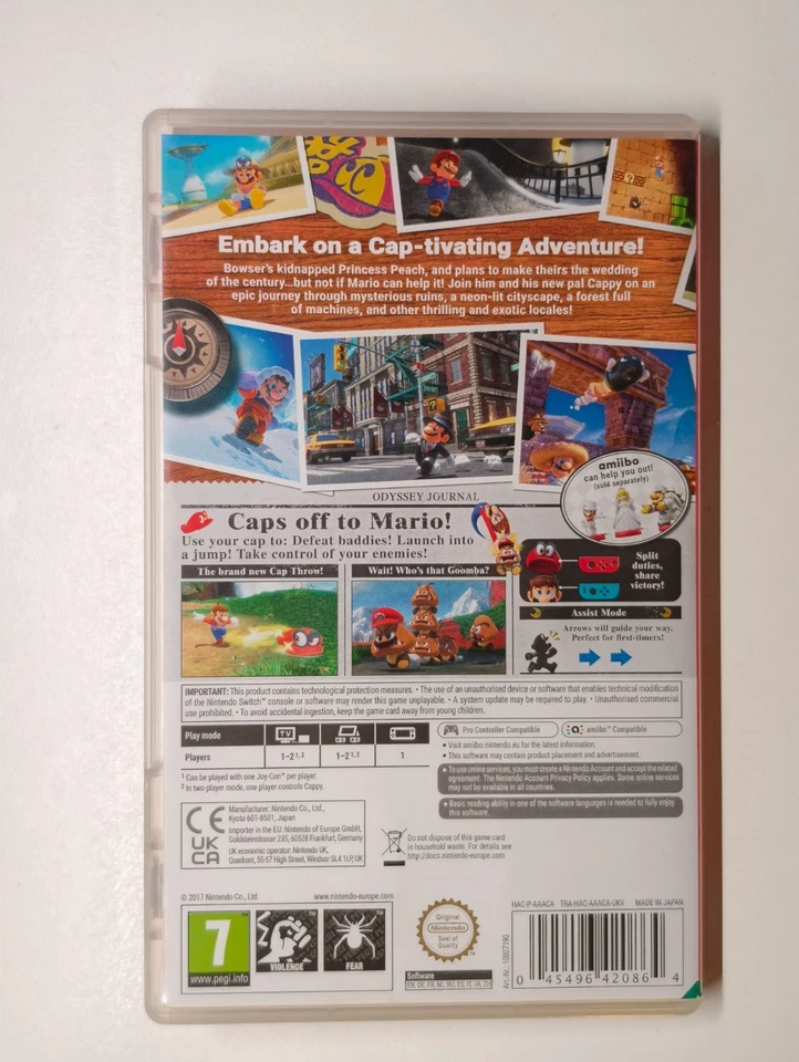 Super Mario Odyssey (Nintendo Switch, 2017), photo 2 of 5