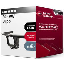 Für VW Lupo 6X1/6E1 (Auto Hak) Anhängerkupplung starr + E-Satz 7pol universell