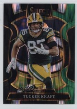 2025 Panini Select Concourse Black & Green Shock Prizm Tucker Kraft #68 1tu8