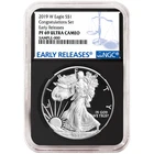 2019-W $1 1-oz Proof American Silver Eagle Congratulations Set NGC PF69UC Blue