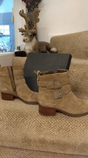 Marks and Spencer Autograph Beige Suede Boots Size 5