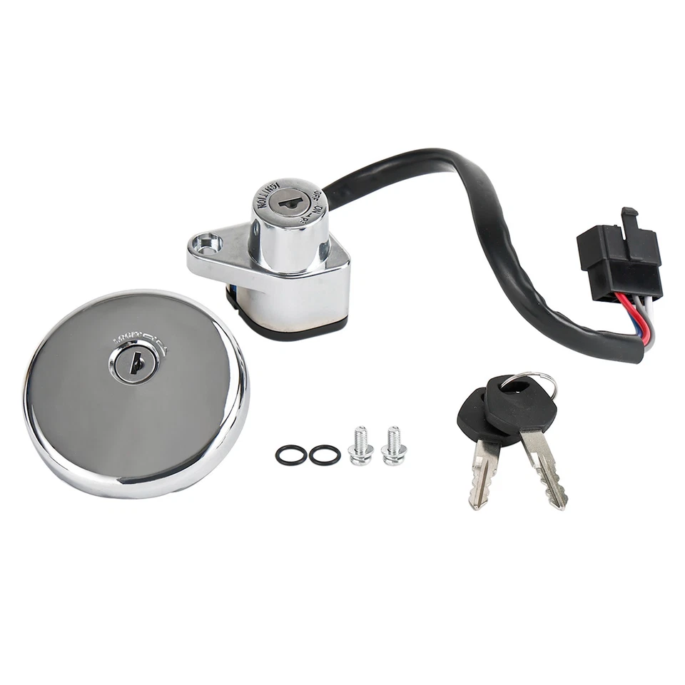 Ignition Switch&Fuel Tank Cap Fit Kawasaki EN500 Vulcan 500 LTD/VN800 Vulcan 800 - Image 4 of 4