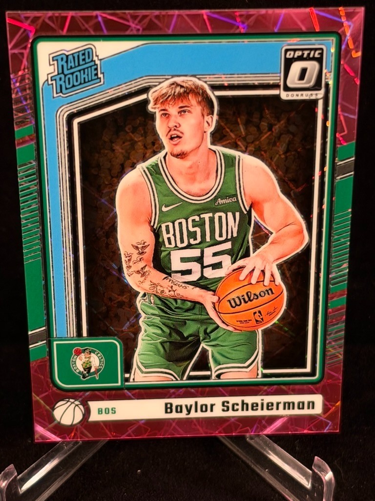 2024-25 Panini Donruss Optic - Baylor Scheierman Pink Velocity /79 RC