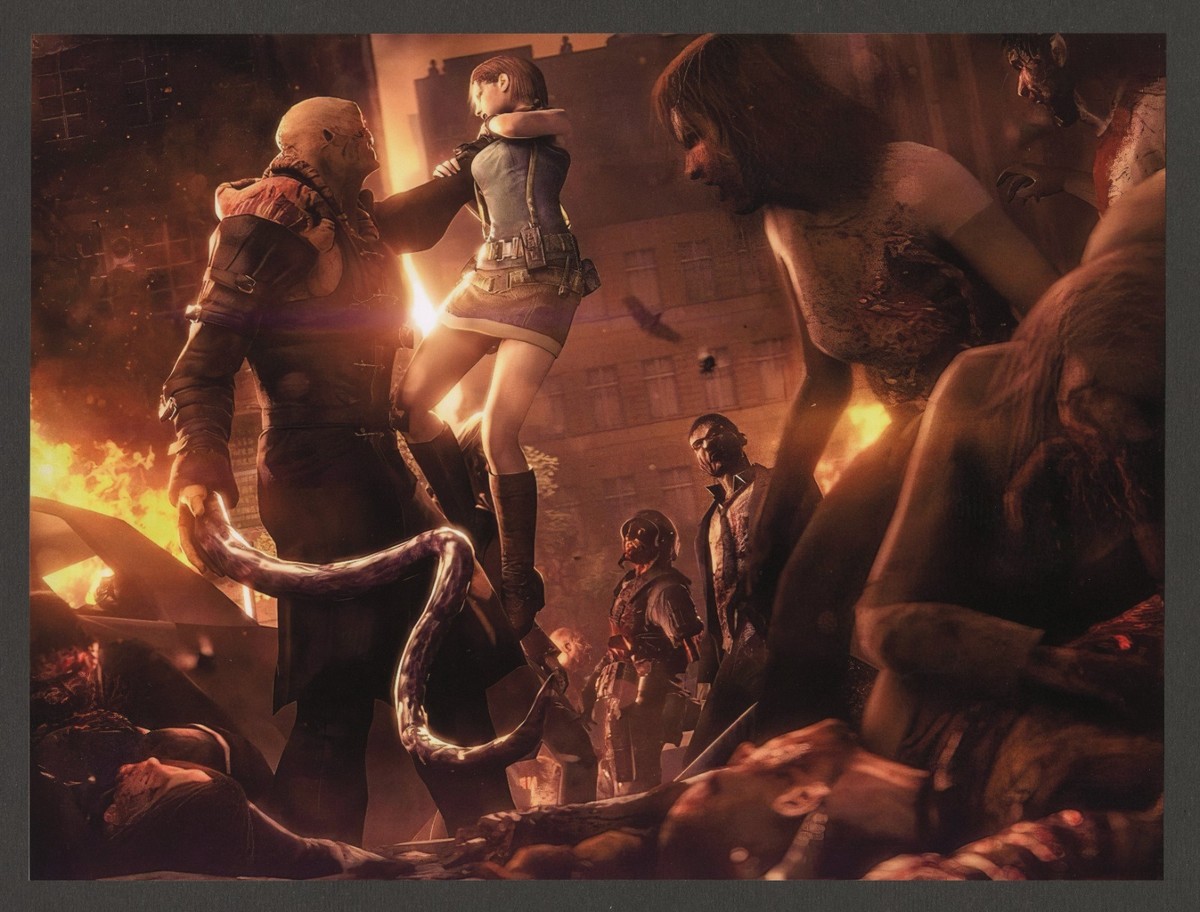 レア　Resident Evil 3 Nemesis カレンダー 2001年版 Resident Evil 3 Nemesis PS1 PC Sega Dreamcast Game Art Print