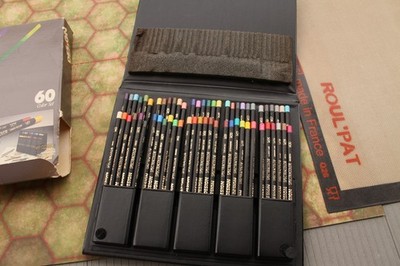 Rare Vintage DESIGN SPECTRACOLOR Pencils 60 Color Set