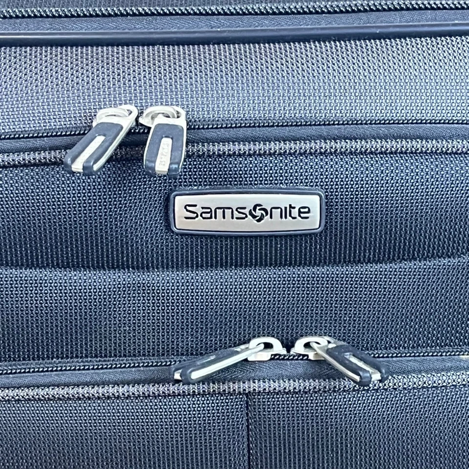 Samsonite Black Nylon Spinner 4-Wheel Expandable Telescopic Handle Luggage - Image 2 of 4