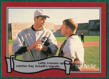 Lefty Crosses Up Catcher Ray Schalk's Signals - 1988 Pacific Eight Men Out #45