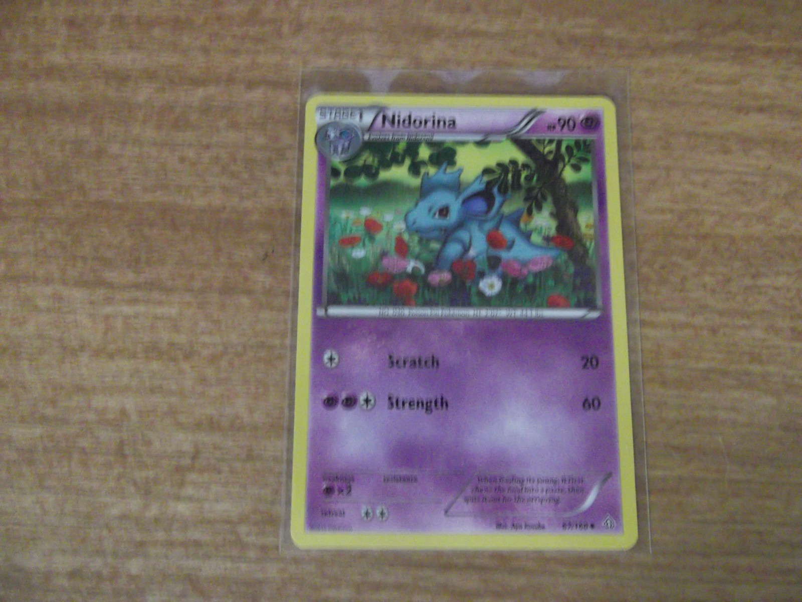 2015 Pokemon Nidorina 67/160 Non Holo XY Primal Clash NM/LP
