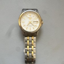 Seiko 5 Automatic 23 Jewels 7S36-01T0 Men’s White Dial Day Date Watch