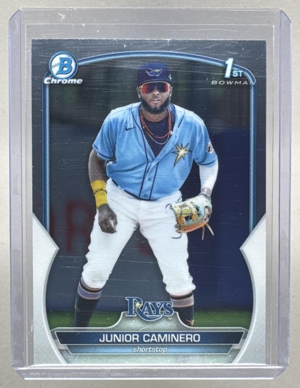 Junior Caminero 2023 Bowman #BCP-61 Chrome Rookie 1st RC