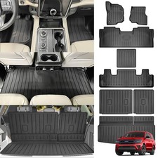 Cargo Mats Floor Liner for 2018-2024 Ford Expedition 7 Seats Not for Max , ...