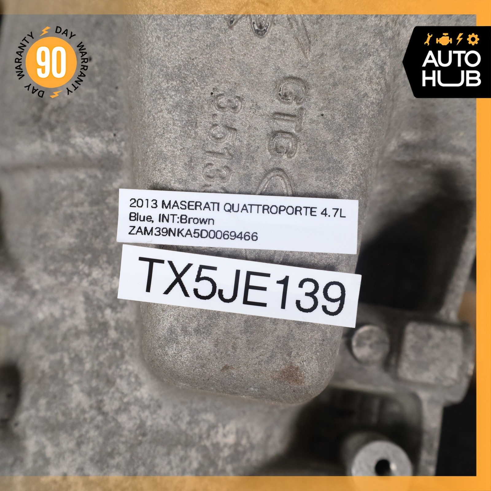 07-13 Maserati Quattroporte S M139 Rear Differential Diff Axle Carrier OEM 51k
