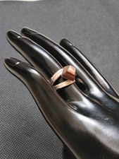 Bague Chevalière Mali Afrique Touareg Berbère Argent Massif Bois Ethnique Boho