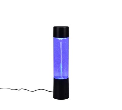 Reality LED Tischleuchte Tornado Ø 7 x 34 cm RGB schwarz matt  Dekoleuchte