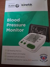 Kinetik Wellbeing Blood Pressure Monitor ( New sealed )