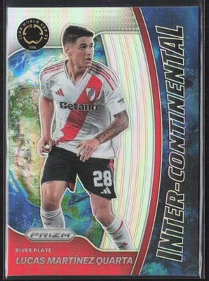 2025 Panini Prizm World Cup Lucas Martinez Quarta #27 Inter Continental Silver