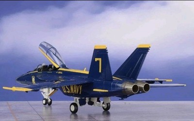 BRAND NEW HOBBY MASTER 1:72 scale F/A-18E SUPER HORNET, BLUE