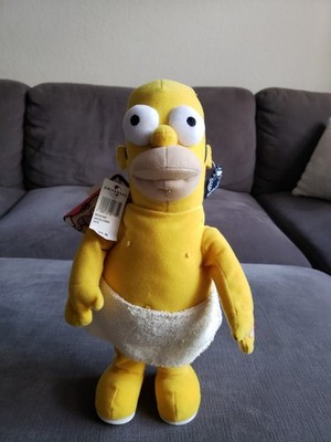 The Simpsons 2007 Dancin' Macho Man Homer Applause Plush Toy Rare