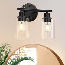 Oil Rubbed Bronze 2-Light Modern Vanity Light for Bathroom - 2-Light Oil