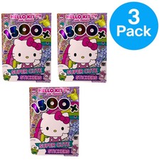 Hello Kitty and Friends 1500 Sticker Book Horizon Group USA 3 Pack Bundle