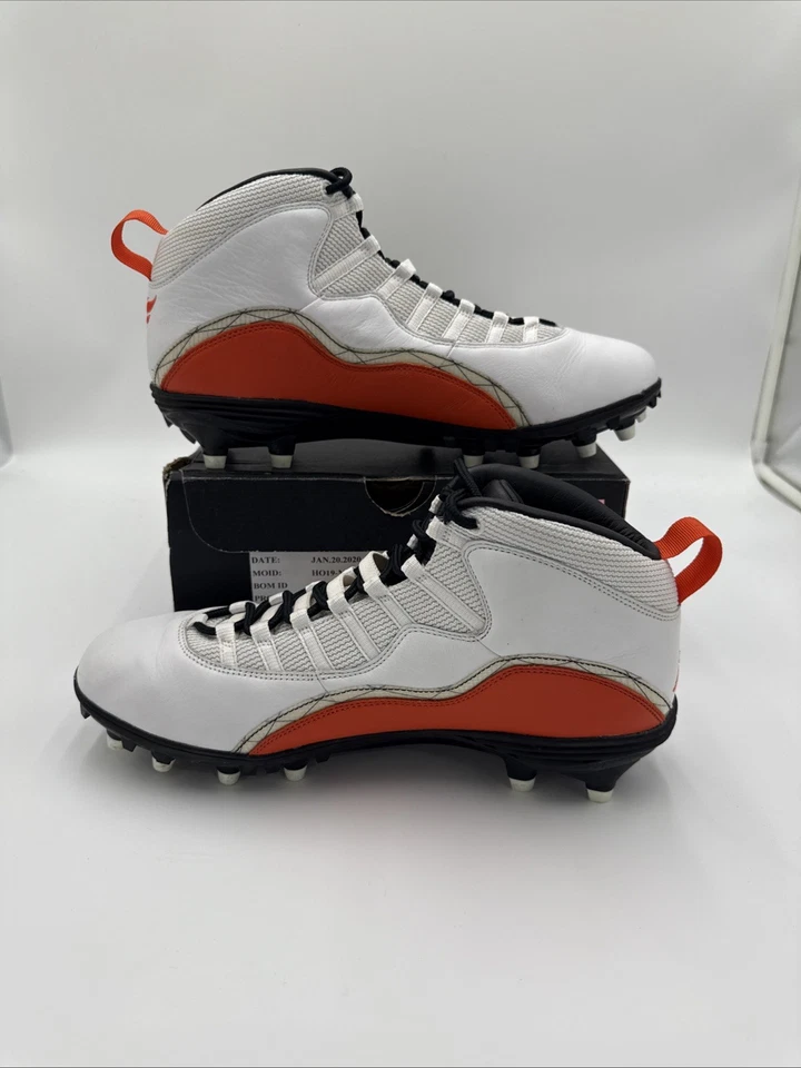 耐克 Jordan 10 Mid Superbad Solefly 球员独家 PE 足球鞋 11 码 — 第 2/4 张图片