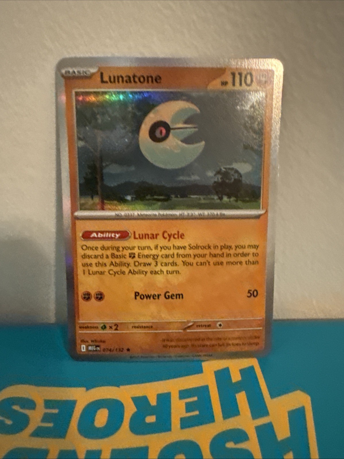 Lunatone 074/132 Me01: Mega Evolution Holo