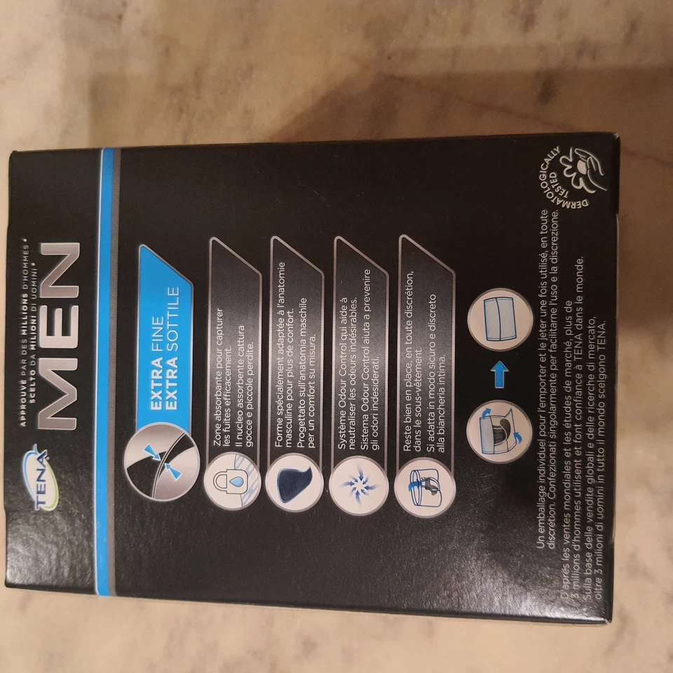 112 unités TENA Men Protections Absorbantes Extra Light :  Incontinence Homme  - Photo 3/4