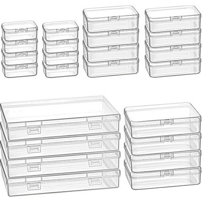 Aufbewahrungsbox Kunststoff Packung 24 Stück Sortierung Organizer Bastel