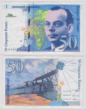 50 Franc Banknote Frankreich 1992 Pick 157 (150946)