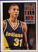 1993-94 Topps Gold Reggie Miller #133 All-Star 3rd Team Indiana Pacers HOF