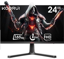 KOORUI Gaming Monitor 23.8" FHD VA 165Hz 1ms, 1920X1080, DCI-P3 85 