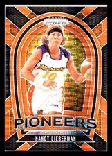 Nancy Lieberman 2024 Panini Prizm WNBA #3 Pioneers Orange Pulsar /75 Mercury