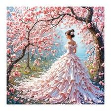 Women Diamond Art Kits for Adults, 5D Diamond Painting Kits for Beginners, DIY 5