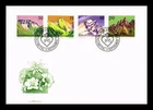 Dr Jim Stamps Liechtenstein 1989 Mountain Landscapes 4v Set First Day Cover