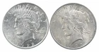 1922 & 1922 & Peace Silver Dollar $1 Bullion Collection Lot *876