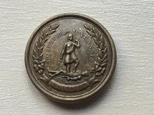 VINTAGE CIVIL WAR CONFEDERATE VIRGINIA BELT BUCKLE EARLY REPRODUCTION