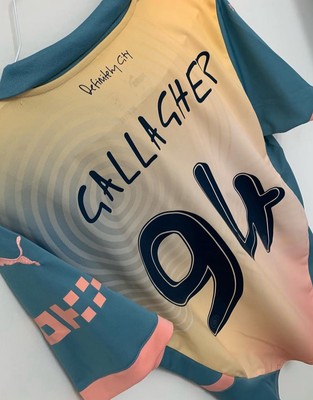 Noel Gallagher 94 Oasis x Manchester City Puma 4th Shirt Definitely  Maybe