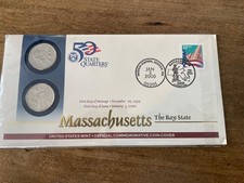 1999 Commemorative Cover State Quarter Collection - Set of 5 (Delaware, Pennsylvania, New Jersey, Georgia, Connecticut) — listing 2