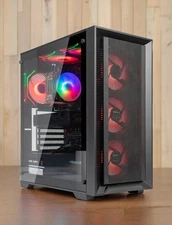 Custom Gaming PC ARGB i7 UP 32GB RAM 512GB SSD 1TB HDD RTX3050 6GB WiFI 6 Win11