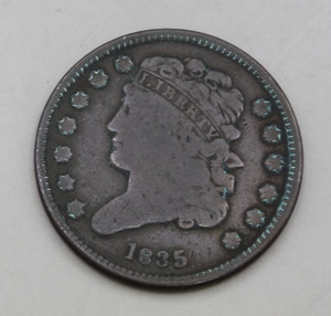 1835 1/2 Cent Classic Head