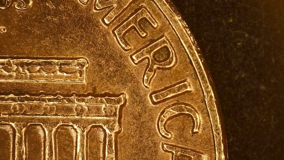 1970 D Penny Multiple Errors Large Cud/Off Center Strike/Die Crack/Die Clash - Image 3 of 4