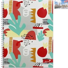 Elegantes A4+ drahtgebundenes Notizbuch mit Marlene West Designs - 160 linierte Seiten