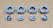 Abs-like Resin 3d Printed 143 Off-road 4x4 6-lug Wheels And Tires