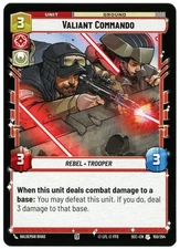 Valiant Commando - 150/264 - Secrets of Power - SWU Star Wars Unlimited NM