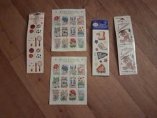 Vintage Lot Suzy's Zoo Hallmark Birth Flowers Mrs Grossmans Stickers Teddy Bear