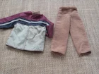 Vintage Barbie Ken Doll Brown Pants Jacket Fashion Avenue Jacket Vintage H72