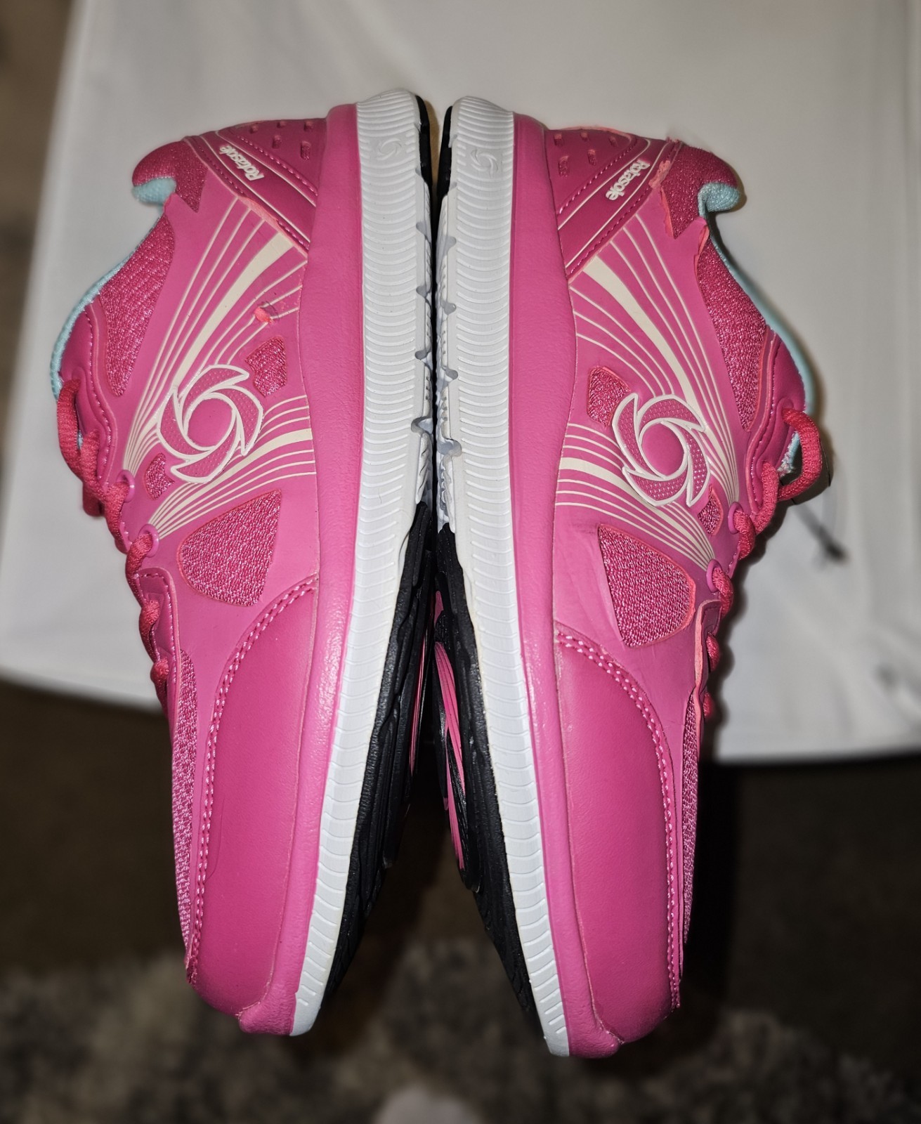 SAOLA Rotasole scarpa da allenamento donna suola girevole sneakers rosa scarpe da tennis taglia 10